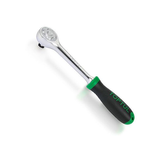 Ключ трещотка 1/2" 265 мм 72 зубца TOPTUL CJFM1627, фото  | SNABZHENIE.com.ua