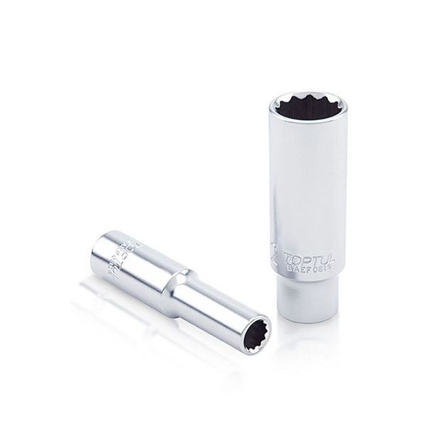 Головка торцевая длинная 1/4" 12мм 12-гранная TOPTUL BAEF0812, фото  | SNABZHENIE.com.ua