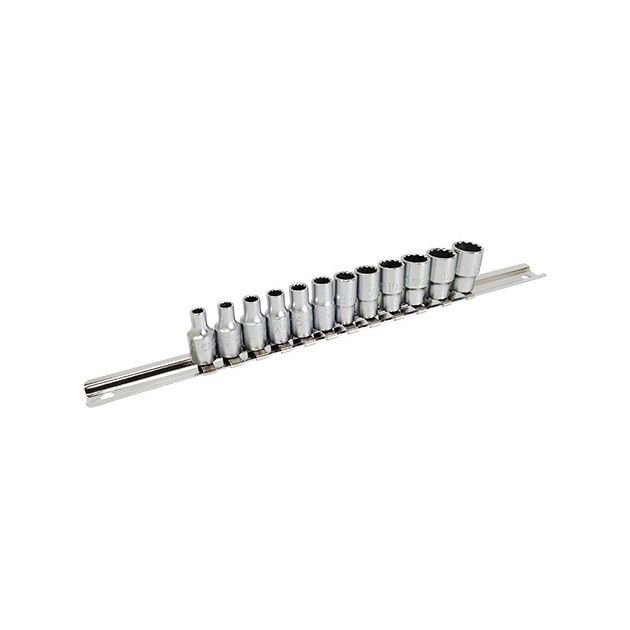 Набор 12-гранных головок 1/4" 12 шт. 4-13мм TOPTUL GAAQ0801U-12, фото  | SNABZHENIE.com.ua