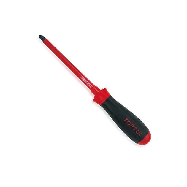 Изолированная отвертка PH3x150мм (1000V) TOPTUL FBEB0315, фото  | SNABZHENIE.com.ua