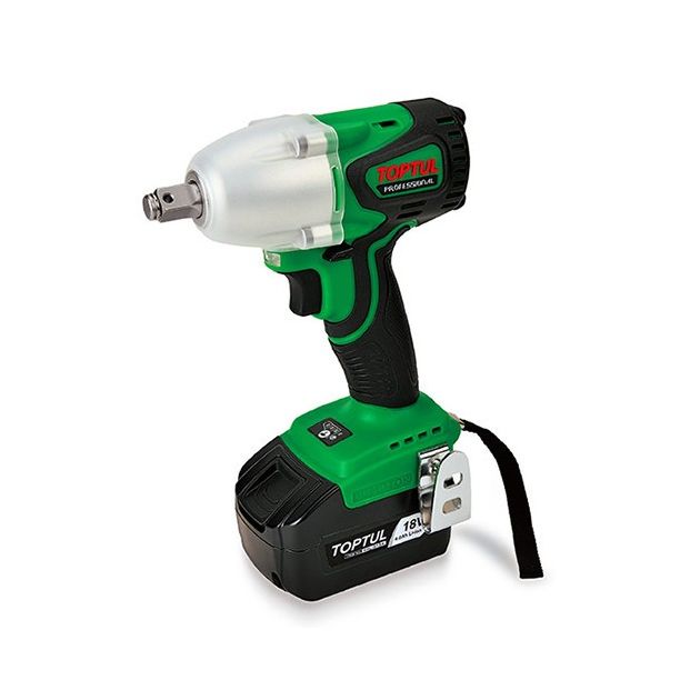 Аккумуляторный ударный гайковерт TOPTUL KPA-1639E 1/2" 120-385Nm, фото  | SNABZHENIE.com.ua