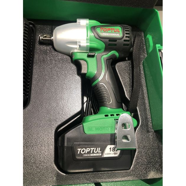 Аккумуляторный ударный гайковерт TOPTUL KPA-1639E 1/2" 120-385Nm, фото , изображение 6 | SNABZHENIE.com.ua Аккумуляторный ударный гайковерт TOPTUL KPA-1639E 1/2" 120-385Nm, фото , изображение 6 | SNABZHENIE.com.ua