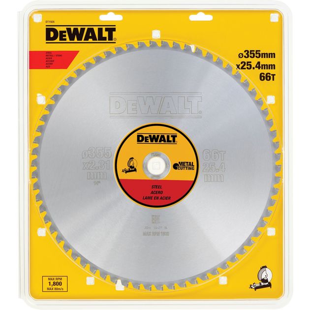 Диск пильный DeWALT 355 мм, 66 зубов, угол 1.5°, для DW872, фото  | SNABZHENIE.com.ua
