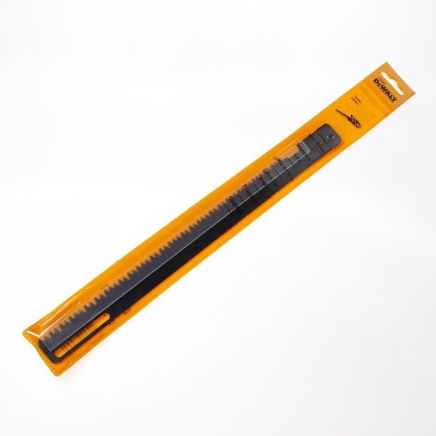Полотно пильне DeWALT Alligator для м'якої деревини, фанери, гіпсокартону, картону, зуб HSS, чистий срез, загальна довжина 275 мм, для DWE390 / 391 (DT2960), фото  | SNABZHENIE.com.ua