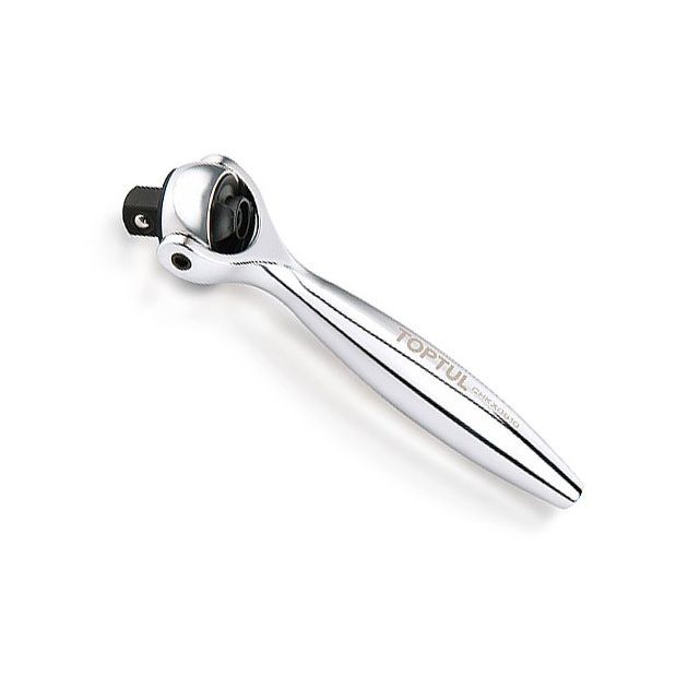 Мини трещетка 1/4" с шарниром 360° 90 зубцов TOPTUL CHKX0810, фото  | SNABZHENIE.com.ua