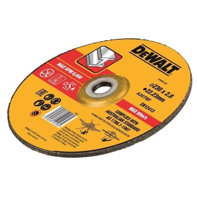 Круг отрезной DeWALT, 230x3,0x22,23 мм, для черного/цветного металла, фото  | SNABZHENIE.com.ua