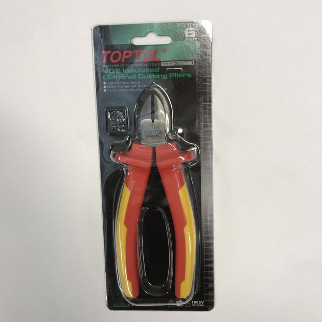 Бокорезы 1000V 6" VDE TOPTUL DGCC2206, фото , изображение 3 | SNABZHENIE.com.ua Бокорезы 1000V 6" VDE TOPTUL DGCC2206, фото , изображение 3 | SNABZHENIE.com.ua