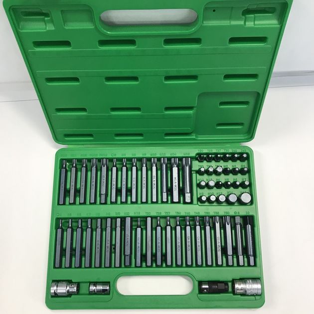 Профессиональный набор бит TORX, HEX, SPLINE, RIBE, SQ 60 ед. TOPTUL, фото , изображение 3 | SNABZHENIE.com.ua Профессиональный набор бит TORX, HEX, SPLINE, RIBE, SQ 60 ед. TOPTUL, фото , изображение 3 | SNABZHENIE.com.ua