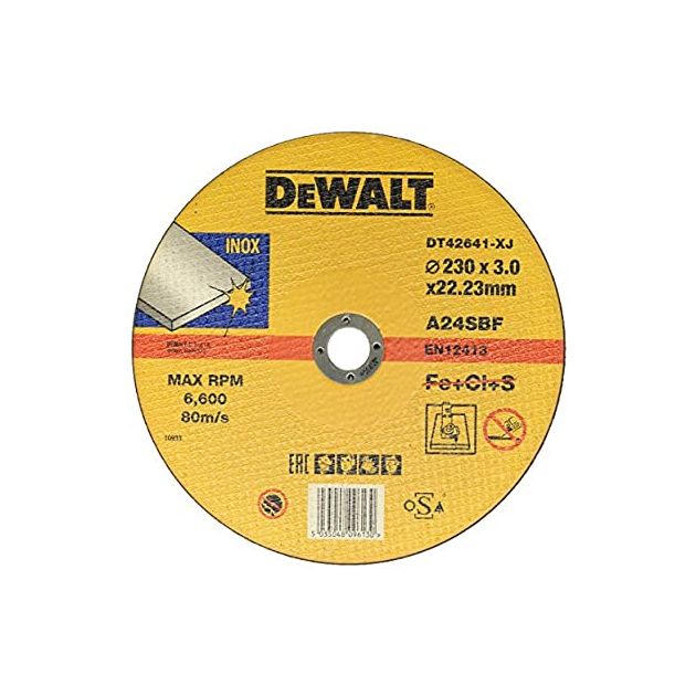 Круг отрезной DeWALT INOX для нержавеющей стали 230x3x22,23 мм, фото  | SNABZHENIE.com.ua