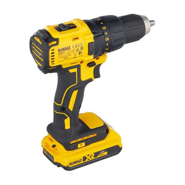 Дрель-шуруповерт акумуляторний безщітковий DeWALT DCD777D2T, фото , зображення 3 | SNABZHENIE.com.ua Дрель-шуруповерт акумуляторний безщітковий DeWALT DCD777D2T, фото , зображення 3 | SNABZHENIE.com.ua
