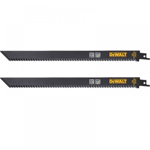 Полотно DeWALT 300 мм по волокнистым изоляционным материалам, 2 шт., фото , изображение 2 | SNABZHENIE.com.ua