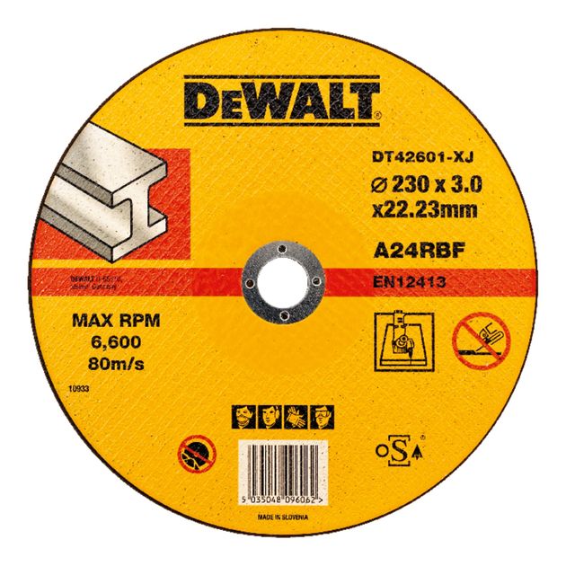 Отрезной круг DeWALT для черного и цветного металла 230x3x22,23 мм, фото  | SNABZHENIE.com.ua