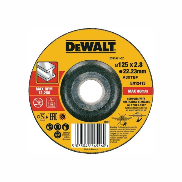 Круг отрезной DeWALT 180x2,8 мм для черного и цветного металла, фото  | SNABZHENIE.com.ua