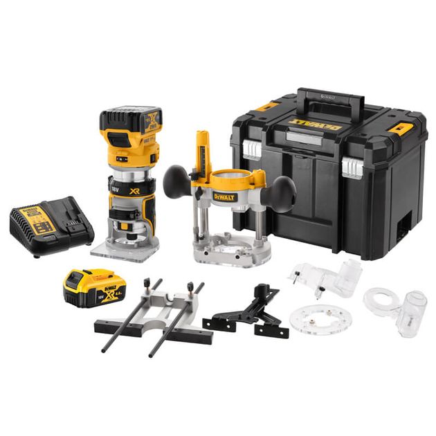 Бесщеточный аккумуляторный фрезер DeWALT DCW604P2, фото , изображение 2 | SNABZHENIE.com.ua
