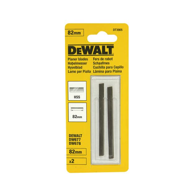 Ножи DeWALT для рубанка, двусторонние, HSS, 82 мм, 1 пара., фото  | SNABZHENIE.com.ua