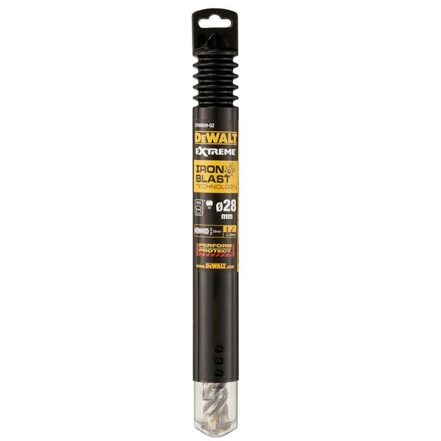 Бур DeWALT SDS-MAX, XLR, 4 кромки, 28x250x380 мм (DT60829), фото , изображение 2 | SNABZHENIE.com.ua