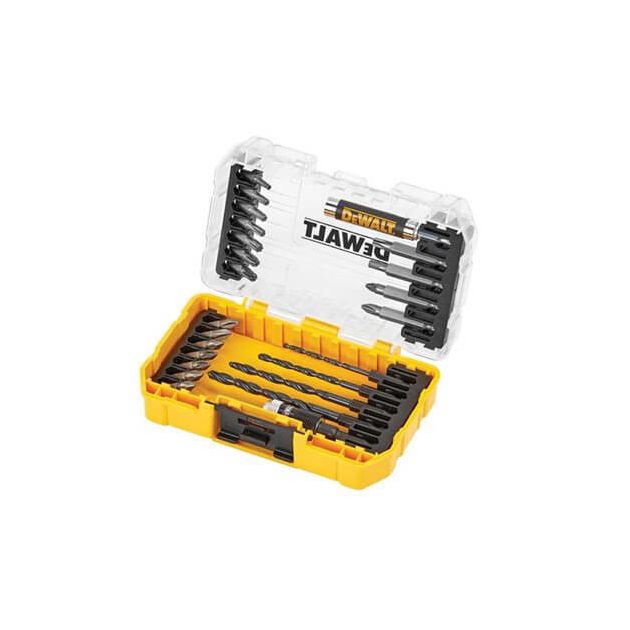 Набір біт і свердлів DeWALT Phillips, Pozidriv, Torx, 25 мм, 50 мм, 25 шт, кейс (DT70708), фото  | SNABZHENIE.com.ua
