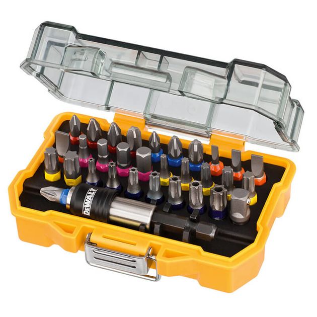 Набор бит DeWALT 32 шт, Phillips, Pozidriv, Torx, Slotted, Hex, 25 мм, фото  | SNABZHENIE.com.ua