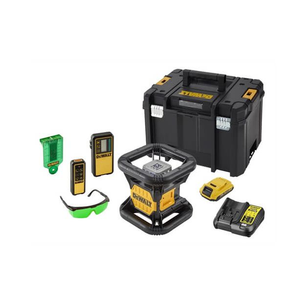 Ротационный лазер DeWALT DCE079D1G аккумуляторный, зеленый луч, фото , изображение 3 | SNABZHENIE.com.ua