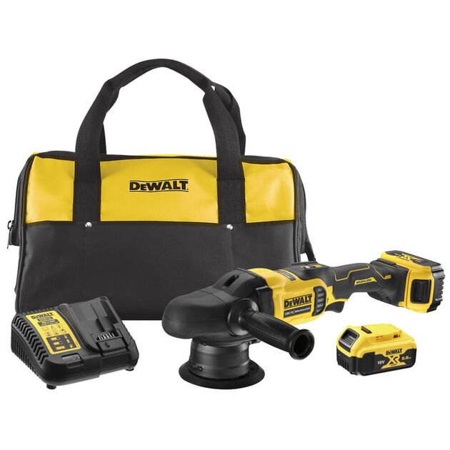 Полірувальна машина акумуляторна безщіткова DeWALT DCM848P2, фото , зображення 3 | SNABZHENIE.com.ua Полірувальна машина акумуляторна безщіткова DeWALT DCM848P2, фото , зображення 3 | SNABZHENIE.com.ua