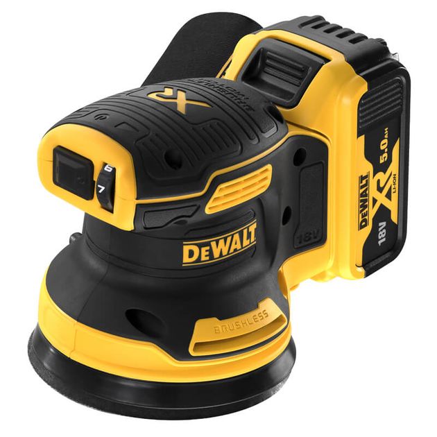 Шлифмашина эксцентриковая DeWALT DCW210P2 аккумуляторная, фото  | SNABZHENIE.com.ua