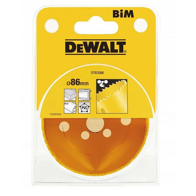 Коронка по металлу Bi - металевий DeWALT, d = 86 мм, глибина різу 46 мм (DT83086), фото , зображення 3 | SNABZHENIE.com.ua Коронка по металлу Bi - металевий DeWALT, d = 86 мм, глибина різу 46 мм (DT83086), фото , зображення 3 | SNABZHENIE.com.ua