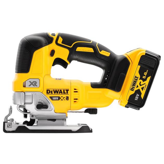 Пила лобзикова акумуляторна безщіткова DeWALT DCS334P2, фото , зображення 2 | SNABZHENIE.com.ua Пила лобзикова акумуляторна безщіткова DeWALT DCS334P2, фото , зображення 2 | SNABZHENIE.com.ua