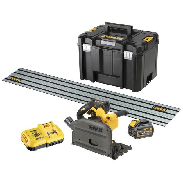 Пила дискова занурювальна акумуляторна безщіткова DeWALT DCS520T2R, фото  | SNABZHENIE.com.ua