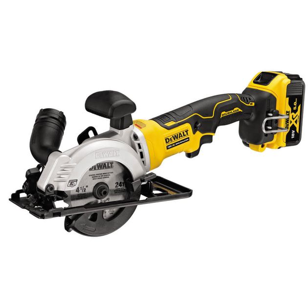Пила дискова акумуляторна безщіткова DeWALT DCS571P2, фото  | SNABZHENIE.com.ua