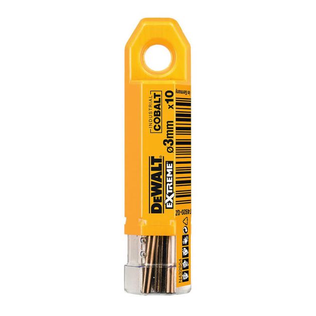 Сверло по металлу DeWALT EXTREME 3 мм, 10 шт в упаковке (DT4920), фото  | SNABZHENIE.com.ua