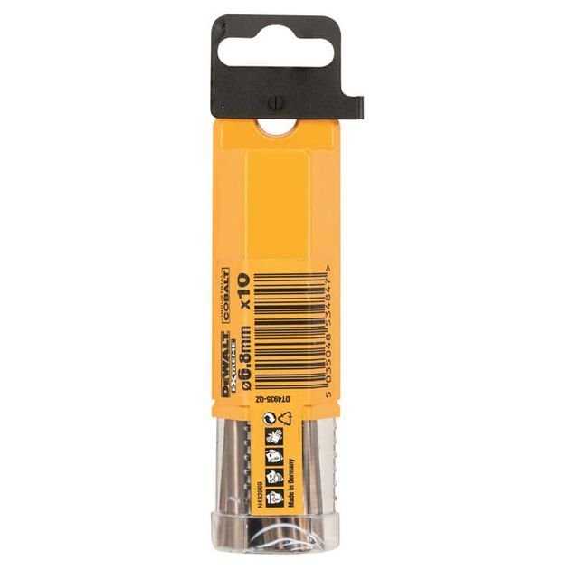 Сверло по металлу DeWALT HSS-CO Кобальт, d = 6.8 мм, 10 шт, фото  | SNABZHENIE.com.ua