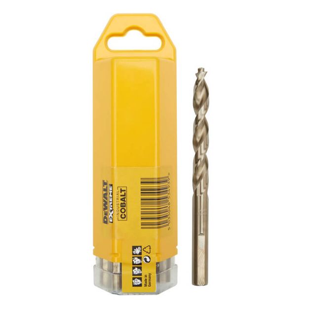 Сверло DeWALT HSS-CO кобальтовое 8 мм, 10 шт. (DT4938), фото  | SNABZHENIE.com.ua