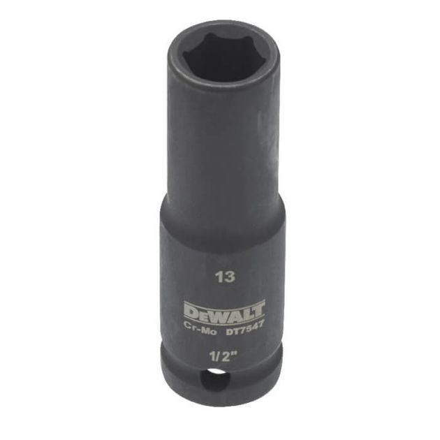 Головка торцевая DeWALT IMPACT 1/2", 13 мм, удлиненная (DT7547), фото  | SNABZHENIE.com.ua