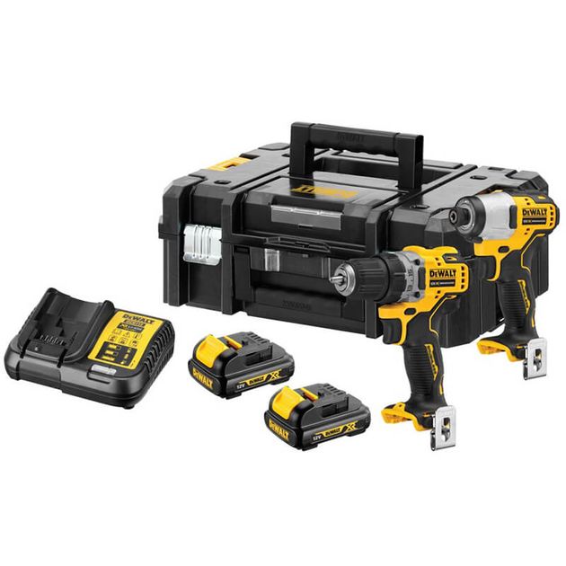 Набор бесщеточных инструментов DeWALT DCK2110C2T (2 шт.), фото  | SNABZHENIE.com.ua