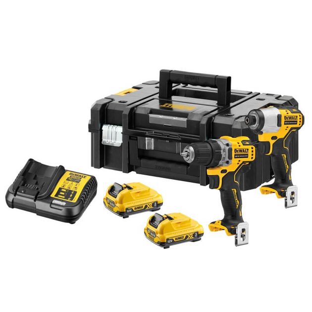 Набор бесщеточных инструментов DeWALT DCK2110L2T (2 шт.), фото  | SNABZHENIE.com.ua