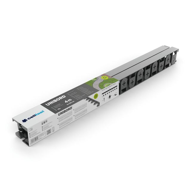 Бордюр садовый UNIBORD 4 м x 4,5 см, 16 анкеров CELLFAST, фото  | SNABZHENIE.com.ua