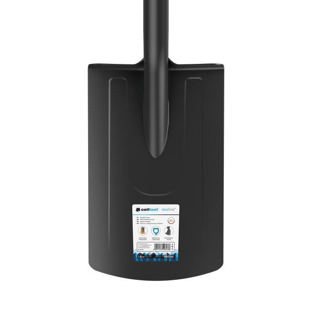 Лопата с закругленным лезвием CELLFAST IDEAL LINE (40-201), фото  | SNABZHENIE.com.ua