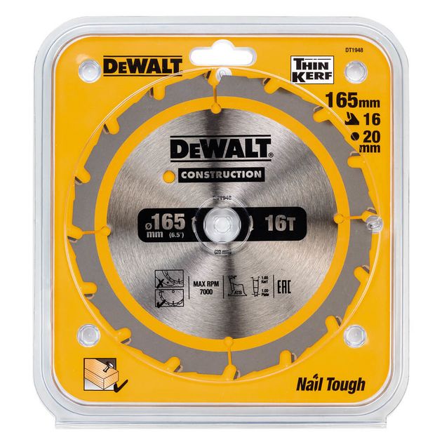 Диск пильный DeWALT DT1948 185x20 мм, 24 зуба, фото , изображение 2 | SNABZHENIE.com.ua