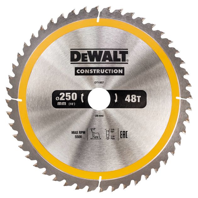 Диск пильный DeWALT DT1957 190мм 24 зуба, фото  | SNABZHENIE.com.ua