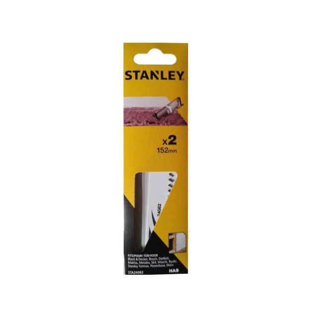 Полотно сабельное HAS для газобетона, 152 мм, 2 шт. STANLEY STA24082, фото  | SNABZHENIE.com.ua