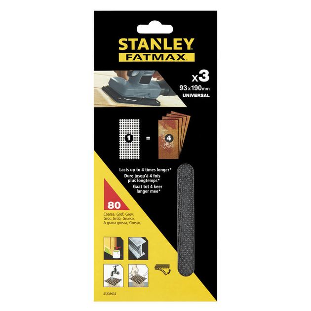 Сітка шліфувальна STANLEY STA39032 (STA39032), фото , зображення 2 | SNABZHENIE.com.ua Сітка шліфувальна STANLEY STA39032 (STA39032), фото , зображення 2 | SNABZHENIE.com.ua