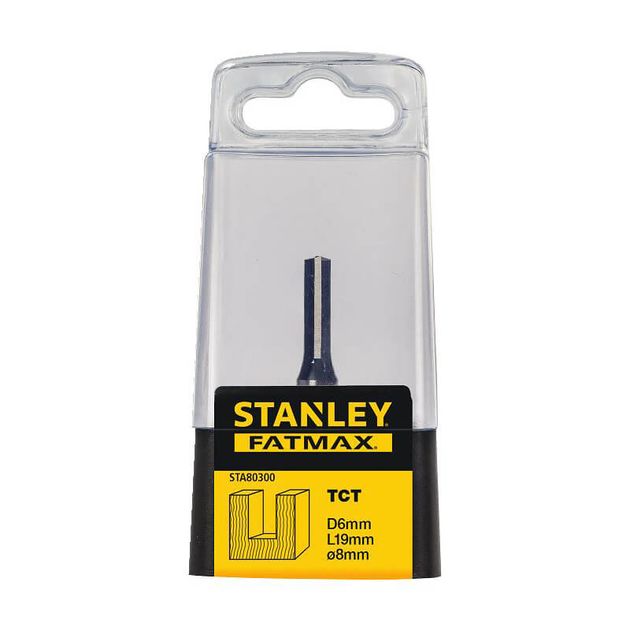 Фреза по дереву пазова прямая діаметром 6 мм STANLEY STA80300, фото , зображення 2 | SNABZHENIE.com.ua Фреза по дереву пазова прямая діаметром 6 мм STANLEY STA80300, фото , зображення 2 | SNABZHENIE.com.ua