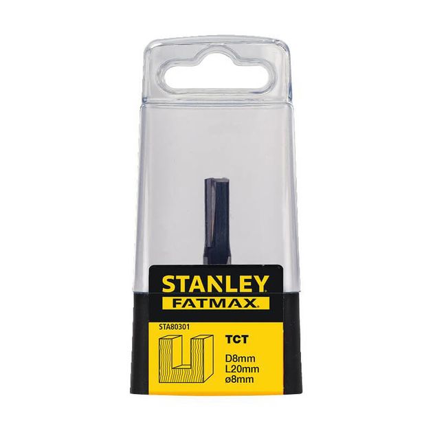 Фреза по дереву пазова пряма пряма діаметром 8 мм STANLEY STA80301, фото , зображення 2 | SNABZHENIE.com.ua Фреза по дереву пазова пряма пряма діаметром 8 мм STANLEY STA80301, фото , зображення 2 | SNABZHENIE.com.ua
