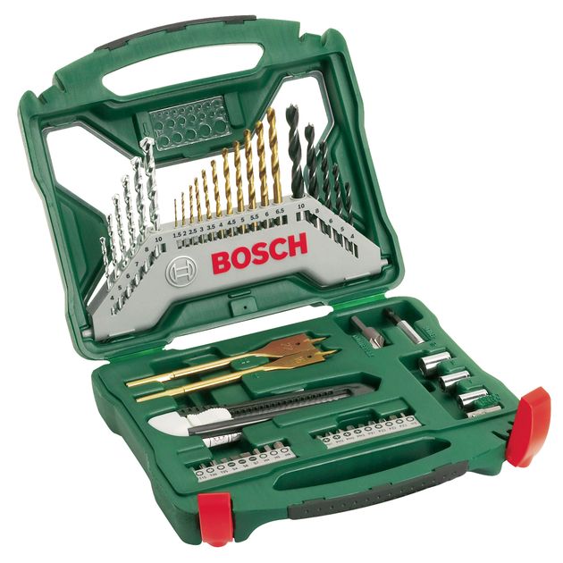 Набор X-LINE-50 TITANIUM, 50 предметов, BOSCH (2607019327), фото  | SNABZHENIE.com.ua