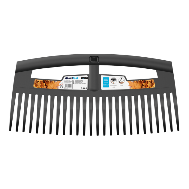 Грабли большие 525 ERGO CELLFAST (40-121) без черенка, фото  | SNABZHENIE.com.ua
