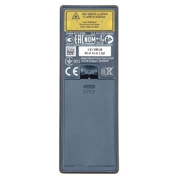 Лазерний дальномір GLM 20 BOSCH (0601072E00), фото , зображення 2 | SNABZHENIE.com.ua