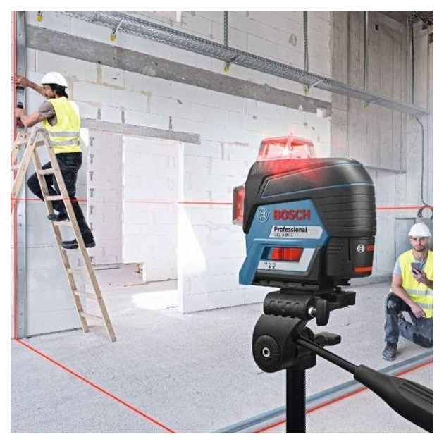 Лазерний нивелір GLL 3-80 C (AA) + BT 150 + вкладка для L-boxx BOSCH, фото , зображення 2 | SNABZHENIE.com.ua