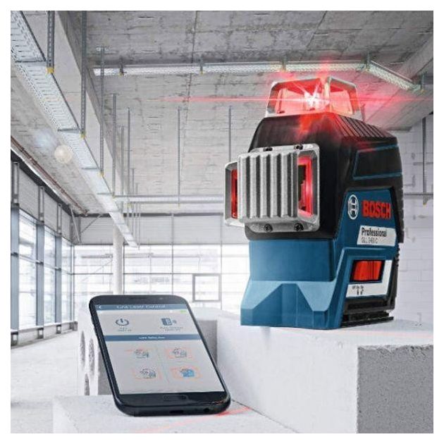 Лазерний нивелір GLL 3-80 C (AA) + BT 150 + вкладка для L-boxx BOSCH, фото , зображення 3 | SNABZHENIE.com.ua
