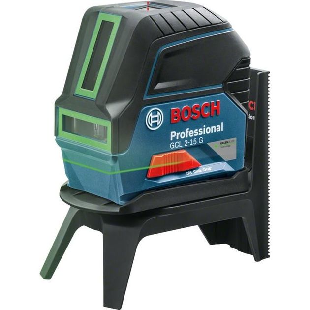 Лазерный нивелир Bosch GCL 2-15G с креплениями и кейсом, фото  | SNABZHENIE.com.ua