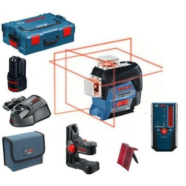 Лазерный нивелир Bosch GLL 3-80 C + LR 7, фото  | SNABZHENIE.com.ua